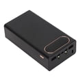 thumbnail image 4 of Cargador portátil de batería L12 para móvil, 10 W, 18650, bricolaje, capacidad para 12 baterías, con 2 luces LED, pantalla LCD, color negro, 4 of 12