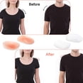 thumbnail image 3 of 1 par de hombreras de silicona para ropa de mujer, almohadillas antideslizantes para realzar los hombros, invisibles, transpirables, potenciadores de hombros reutilizables, 3 of 8