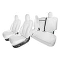 thumbnail image 1 of For 2020-2024 Tesla Model Y FH Group Faux Leather Custom Fit Car Seat Covers Full Set - Solid White, 1 of 5