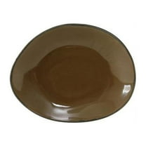 Tuxton GAJ-651 Vitrified China Ellipse Plate Mojave - 10 in. - 1 Dozen