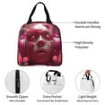 thumbnail image 4 of Picia Surreal Pink Headphones Printed Lunch box Lunch bag for Men Women Large Capacity Lunchbox Reusable Lunch Bags Insulated Lunch Bag Lunch Box Cooler, 4 of 6
