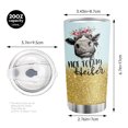 thumbnail image 2 of Taza de café Tumbler Oasisdream de acero inoxidable, 600 ml, con estampado, 2 of 6