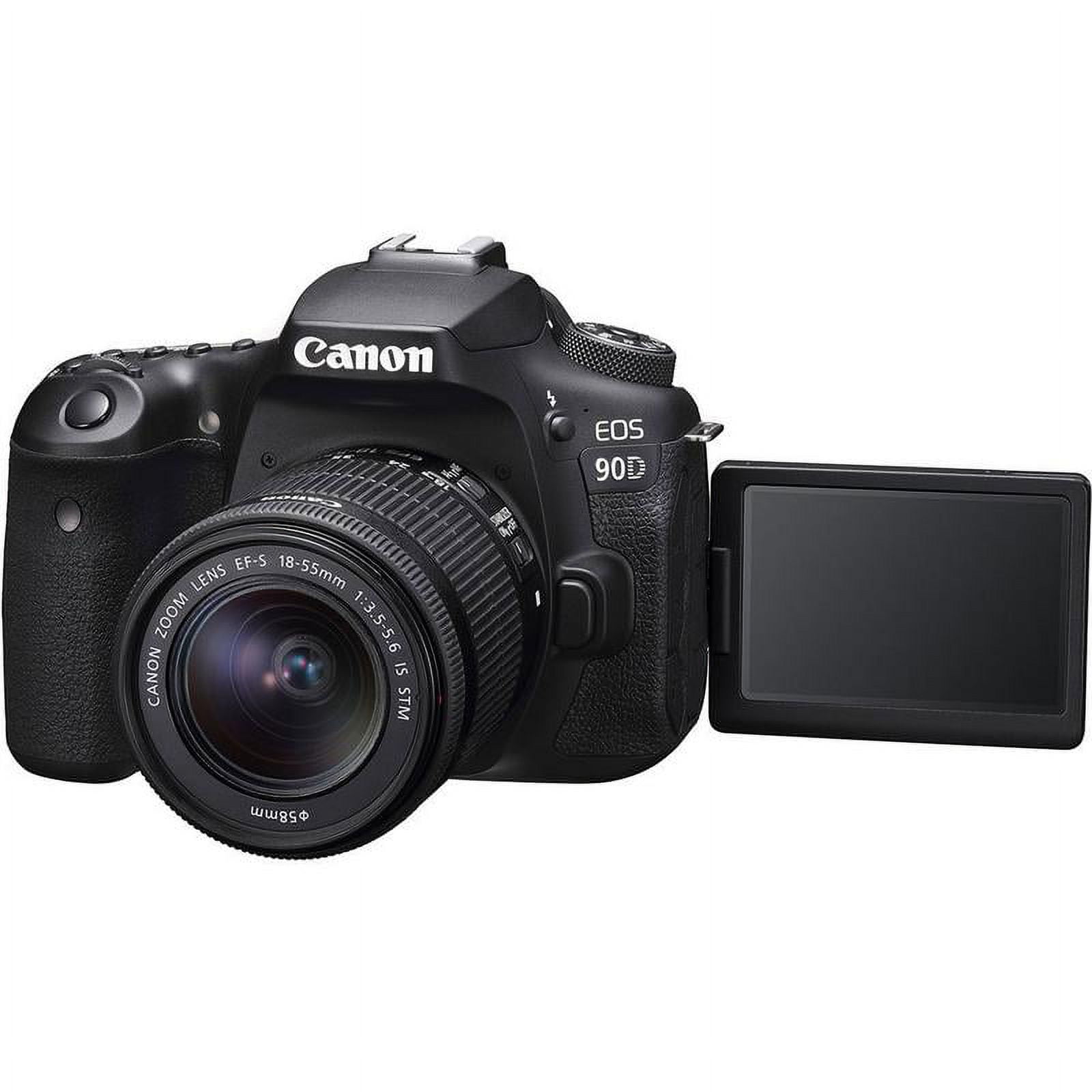 Canon EOS 90D DSLR Camera, Versatile 32.5MP APS-C Sensor with 18