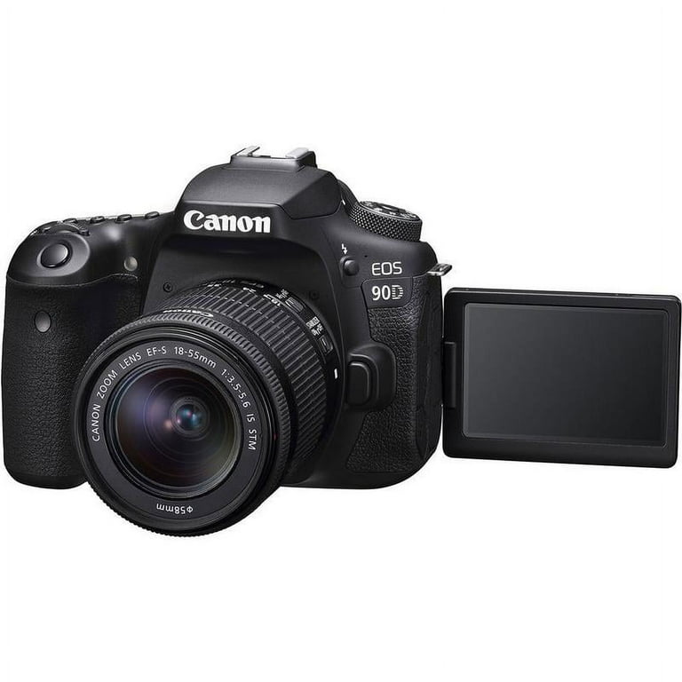 Canon EOS 90D DSLR Camera, Versatile 32.5MP APS-C Sensor with 18