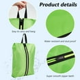 thumbnail image 4 of DIY 6Pcs Shoe Bag Dustproof Travel Shoe Bag 15.6x9.4x3.5 Inch Portable Suitcase Storage Shoes Bag Pouch Organizer with Zipper Closure and Handle for Travel Gym Home Use 3 Colors DIY, 4 of 6