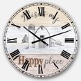 thumbnail image 1 of DesignArt Farmhouse Moment Barns Large Wall Clock, 1 of 2
