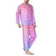 thumbnail image 2 of Fotbe Colorful Glitters Pijama de Hombre con Estampado de Manga Larga, Conjunto de 2 Piezas, Ropa de Dormir Suave y Cómoda con Bolsillos-XX-Large, 2 of 7
