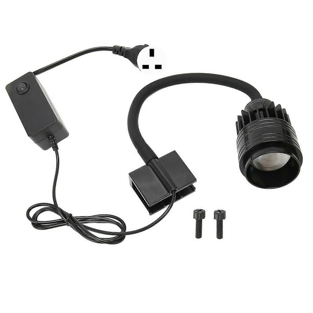 Aquarium Spotlight 3 Color Modes Rotatable Adjustable Focus 7000K Fish Tank LED Zoom Light for Planted Tank 220V Plug