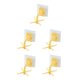 thumbnail image 2 of Billuyoard Ganchos de pared de 4 garras Soporte de almacenamiento de cuchara Autoadhesivo Giratorio de 360 ° Accesorio de suspensión Type2 NO2, 2 of 6