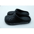 thumbnail image 4 of JUELICH Zuecos Hombre Hombre Verano–Calzado Ligero EVA y Transpirable, Zuecos para Hombre, Chanclas Cómodas con Correa Antideslizante para Playa, Jardín, Ducha–Tallas 28cm, Negro, 4 of 5