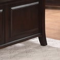 thumbnail image 7 of Elegant Cappuccino Queen Bed for Transitional Bedroom, 7 of 7