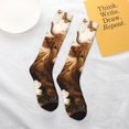 thumbnail image 5 of Salouo Adorable Calf Butterflies Champagne Print Women's Men's Ankle Socks 1-pack Casual Athletic Socks for Unisex Adult Moisture-Wicking Socks for Daily Wear/Running/Sport, 5 of 8
