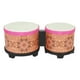 thumbnail image 1 of Juego de bongó de 5" y 6" Instrumentos de percusión fáciles de usar Educativo musical Naranja, 1 of 8