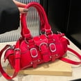 thumbnail image 6 of Women Bag Simple Crossbody Bag Top Handle Handbag PU1eatherShoulder Bag, 6 of 20