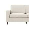 DHP Cooper 3 Seat Sofa, Living Room Furniture, Beige Linen