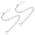 thumbnail image 2 of 2pcs Toilet Flapper Replacement Chains Toilet Handle Chains Stainless Steel Lift Chains, 2 of 8