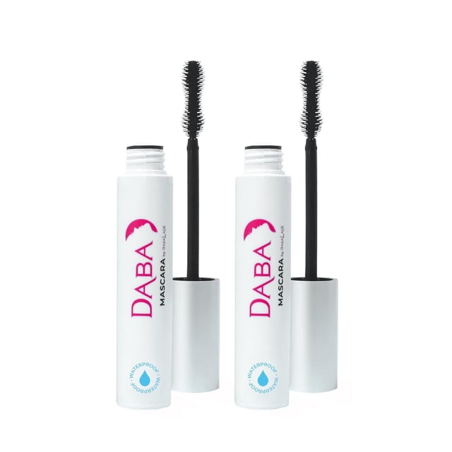 Máscara Dabalash Daba Duo, resistente al agua durante 24 horas, 13 ml x 2, muy negra