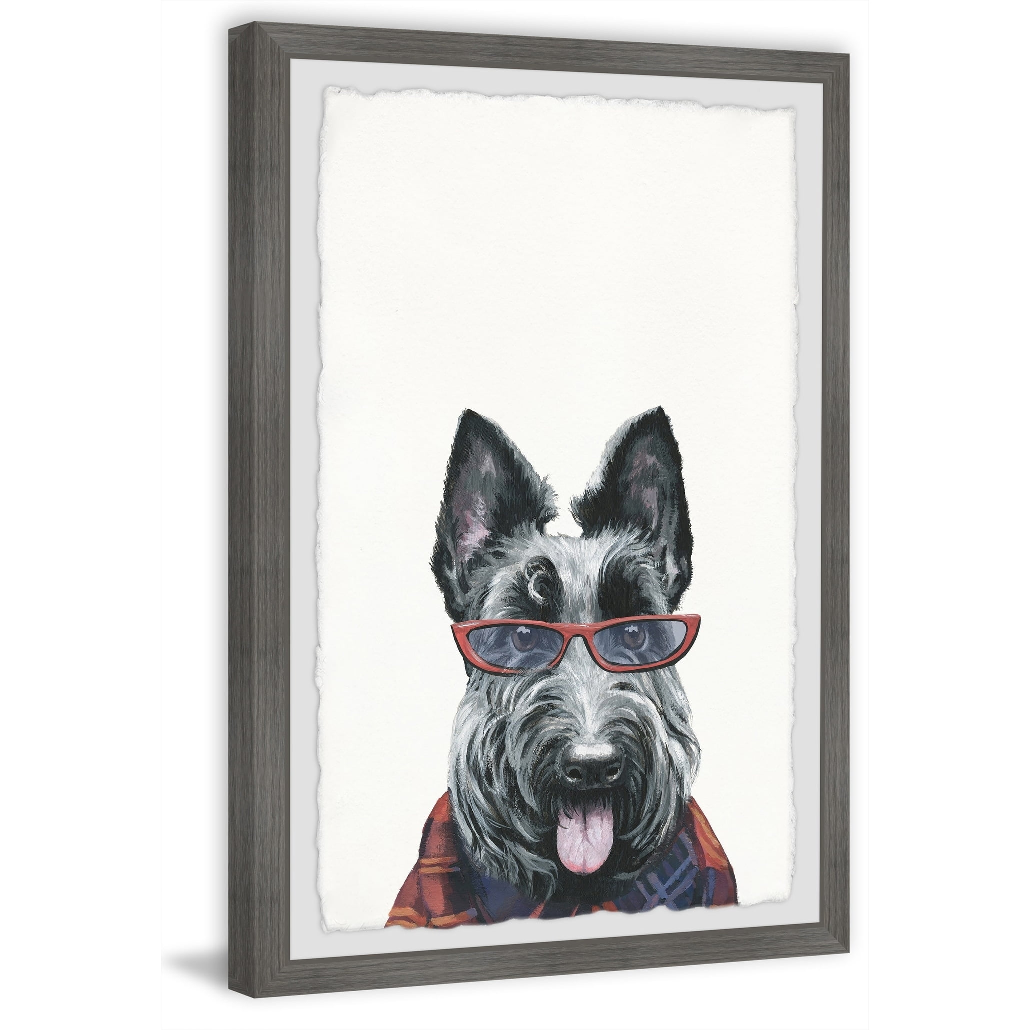 Marmont Hill "Jaunty Style" Framed Painting Art Print, 20.00" x 1.50"