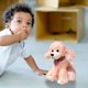 thumbnail image 4 of Muñeco de peluche con bufanda de 28 cm (11 pulgadas), adorable perro caniche, juguete de peluche para niños y niñas, ideal para festivales, cumpleaños, bodas y como regalo., 4 of 6