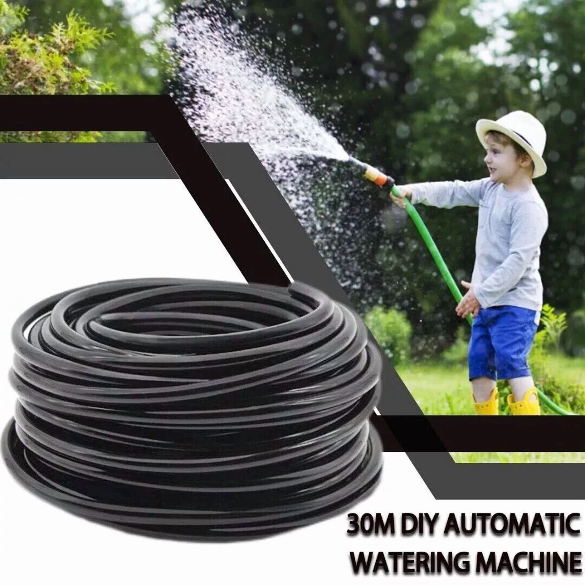 PURELY- 100Ft Drip Irrigation System Garden Plant Self Watering Hose Micro Sprinkler Kit