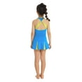 thumbnail image 2 of YEAHDOR Kids Girls Sports Suit Outfit Dress with Shorts Gym Running Sportswear,Sizes 6-14 Blue 12, 2 of 7