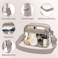 thumbnail image 4 of Pan chenh Clear Crossbody Bag for Stadium Events, Transparent Purse Bag for Concerts Sports, 4 of 7