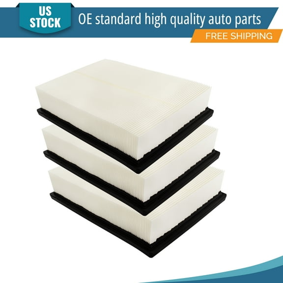 YXPCARS 3PCS Front Engine Air Filter for Toyota Highlander 17-19 Lexus RX450h RX450hL V6 3.5L, New Air Filter Replacement (CA12378)