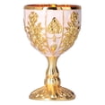 thumbnail image 4 of Wine Set,2Pcs 30ML Goblet European Collection Golden Wine Glass Modern Innovation, 4 of 14