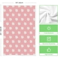 thumbnail image 6 of Pink Home Sweet Home Flowers Summer Kitchen Towels Dish Towels, 18x26 Inch Wedding Decoration Hand Towels Set of 2, 6 of 6