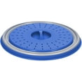 thumbnail image 3 of 10.5 Inch Vented Microwave Cover, Stratus Blue, Collapsible and Easy to Grip, 3 of 5