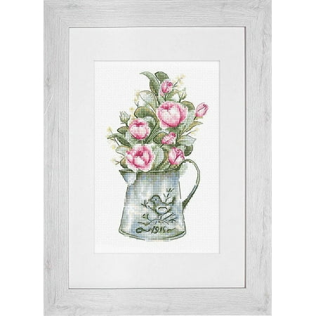 UPC: 4840746065569 | Bouquet with roses B7006L Counted Cross-Stitch Kit
