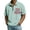 Cyan, variant on Mens American Flag Patriotic Polo Shirts Pink M