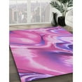 thumbnail image 2 of Ahgly Company Indoor Square Patterned Violet Purple Area Rugs, 6' Square, 2 of 6