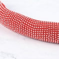 thumbnail image 3 of 2 fundas universales para volante decorativas de 38 cm de diámetro. Rojo blanco, 3 of 3