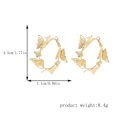 thumbnail image 3 of Xihbxyly Pendientes Geométricos, Diseño de Aleación Moderno, Ligeros y Cómodos, Únicos y Elegantes, Perfectos para Fiestas y Uso Diario, Ideales para Mujeres y Niñas, 1 Juego Incluido., 3 of 6