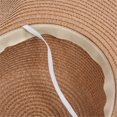 thumbnail image 3 of 2Pcs Ladies Sun Hat UV Sun Protection Breathable Wide Brim Summer Beach Straw Hat for Women Girls(ParentChild Straw Hat ), 3 of 4