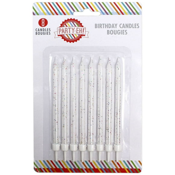 Bougies scintillantes avec supports