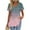Light pink, variant on TQWQT Summer Peplum Tops for Women Casual Short Sleeve Blouse Babydoll V-Neck Shirts Puff Sleeve Floral Flowy Tunic Top Plus Size Maternity Clothes Light pink 2XL
