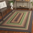 thumbnail image 2 of SAFAVIEH Braided Marco Bordered Machine Washable Reversible Area Rug, Brown/Green, 8' x 10', 2 of 20