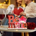thumbnail image 5 of Valentine's Day Table Decorations Sign Wooden Table Centerpieces Red Love Heart Happy Valentines Day Decoration for Valentine Centerpiece Home Decor Dinner Table, 5 of 6