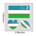 thumbnail image 3 of Tatuajes temporales de fútbol americano pack de 10 con diseños de banderas para aficionados – pegatinas para el día del partido para ver partidos, fiestas deportivas, decoraciones de bar, 3 of 6