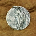 thumbnail image 2 of LINSION Detail Horse Pendant 925 Sterling Silver Round Pendant TA202 Dia. 28mm, 2 of 10