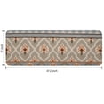 thumbnail image 7 of Orange Geometric Diamond Cross Pattern Kitchen Rug Mat,Kitchen Runner Rugs Non Skid Washable,Decorative Kitchen Floor Mats for Kitchen,Sink,Laundry,17"x47.2", 7 of 7