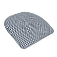 thumbnail image 2 of Houndstooth U-Shaped 16 x 17 Memory Foam Chair Pad Navy 12 Pack, 2 of 3
