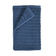 thumbnail image 4 of Mainstays Performance Cotton Bath Towel, Super Soft Quick Dry Fade Resistant, Textured Navy, 4 of 9