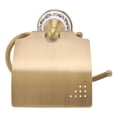 thumbnail image 4 of Vintage Brass Toilet Paper Holder, Antique Gold Finish Wall Mounted Bathroom Accessory, For Commercial Or Household Use, Ensuring Durability And, 4 of 4