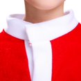 thumbnail image 6 of BULLPIANO Boys Christmas Santa Clothes, 3Pcs Children's Velvet Santa Claus Costume Fancy Party Suit, 4-12 Years, 6 of 7