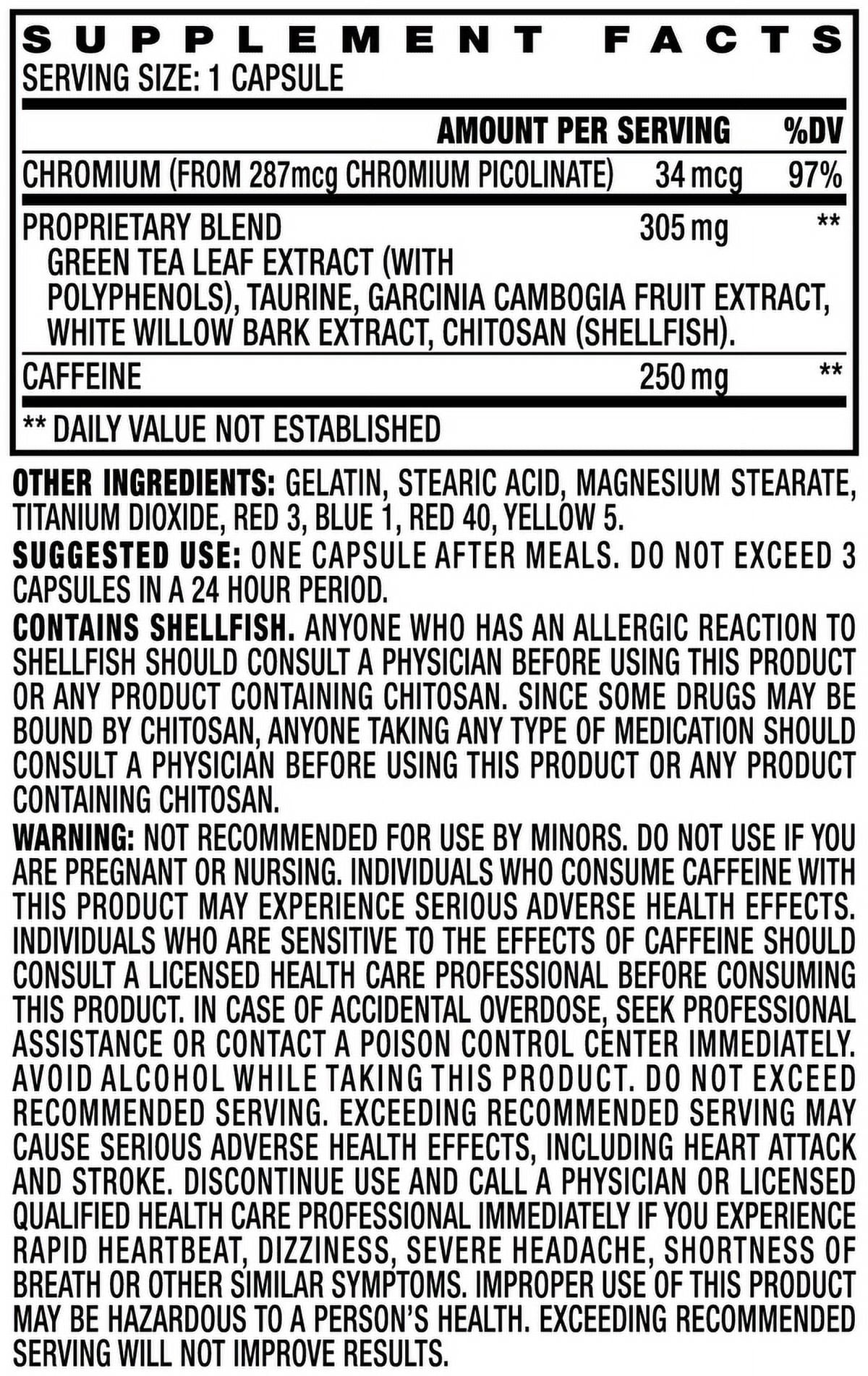 Stacker 3 Metabolizing Fat Burner, Diet & Energy Supplement 20 Capsules