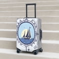 thumbnail image 5 of Yiaed Not All Who Wander Are Lost2 Print Travel Luggage Cover Suitcase Protector Fits 18-32 Inch Luggage Wheel Covers Patterned Elastic Luggage Anti-scratch（No luggage）-, 5 of 5