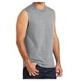 thumbnail image 4 of Yellow Rooster Men's Core Cotton Sleeveless Tee Athletic Heather S, 4 of 6